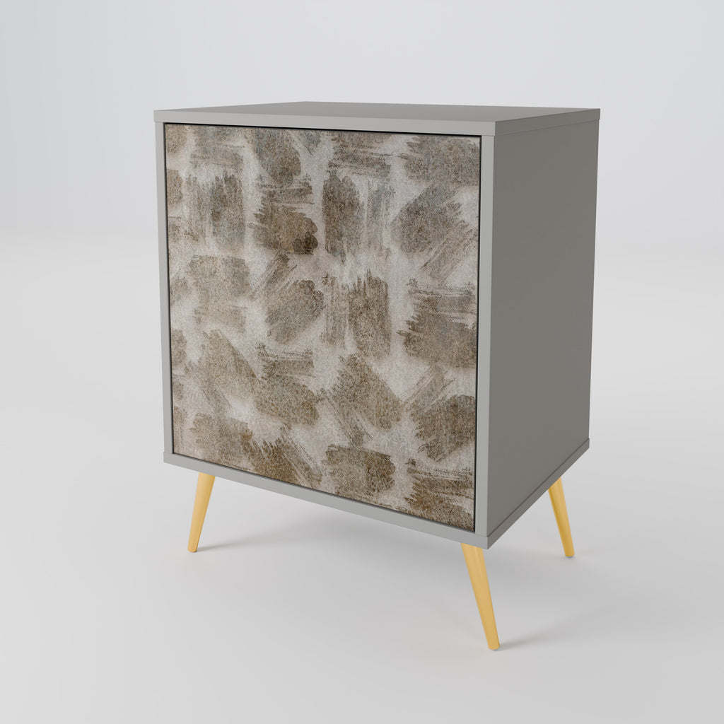 SLIGHTLY BLURRED Sideboard mit 1 Tür in Grau