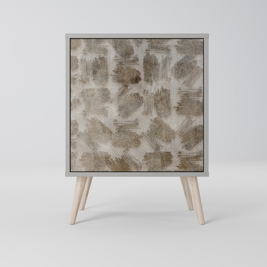 SLIGHTLY BLURRED Sideboard mit 1 Tür in Grau