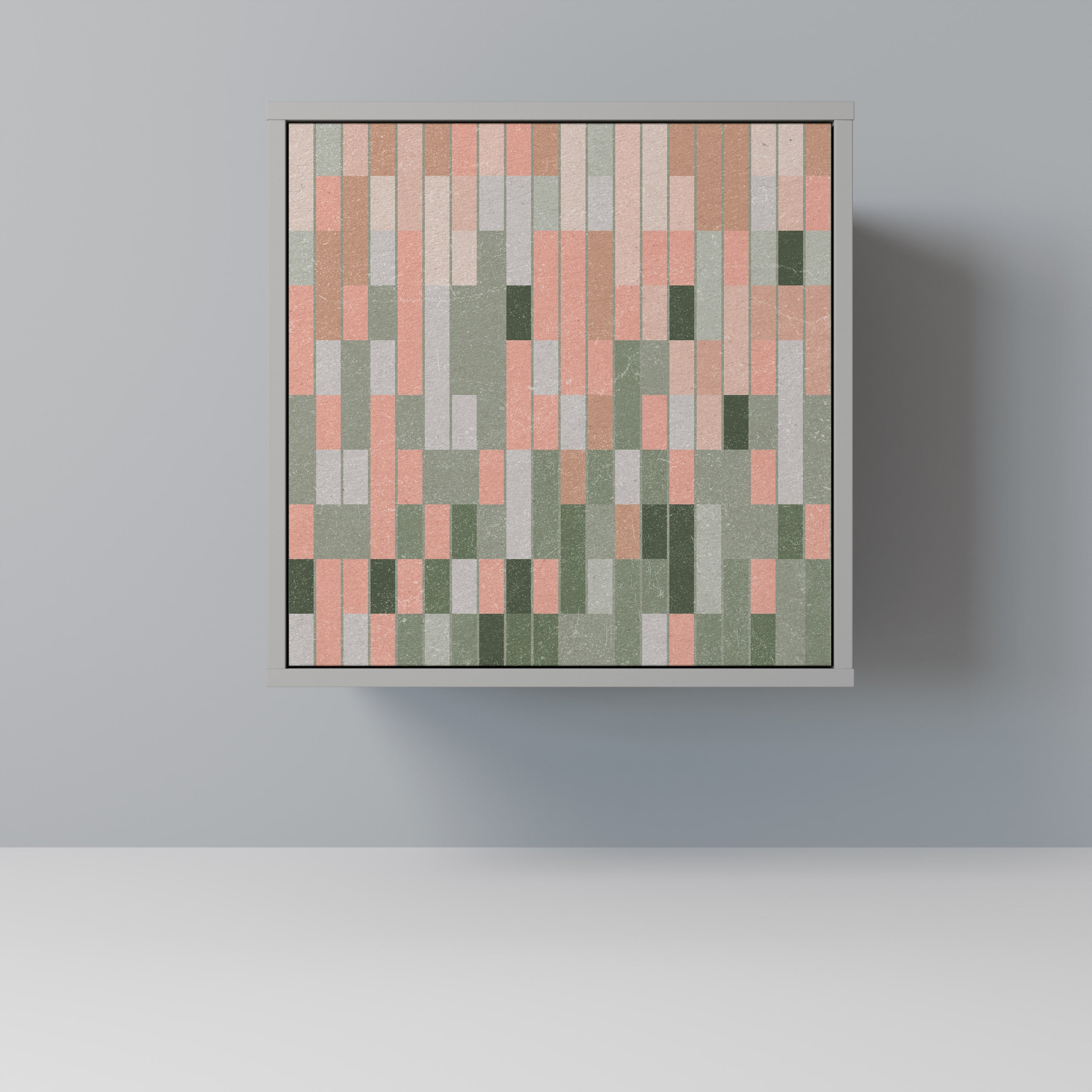 BUILDING THE FUTURE Sideboard mit 1 Tür in Grau