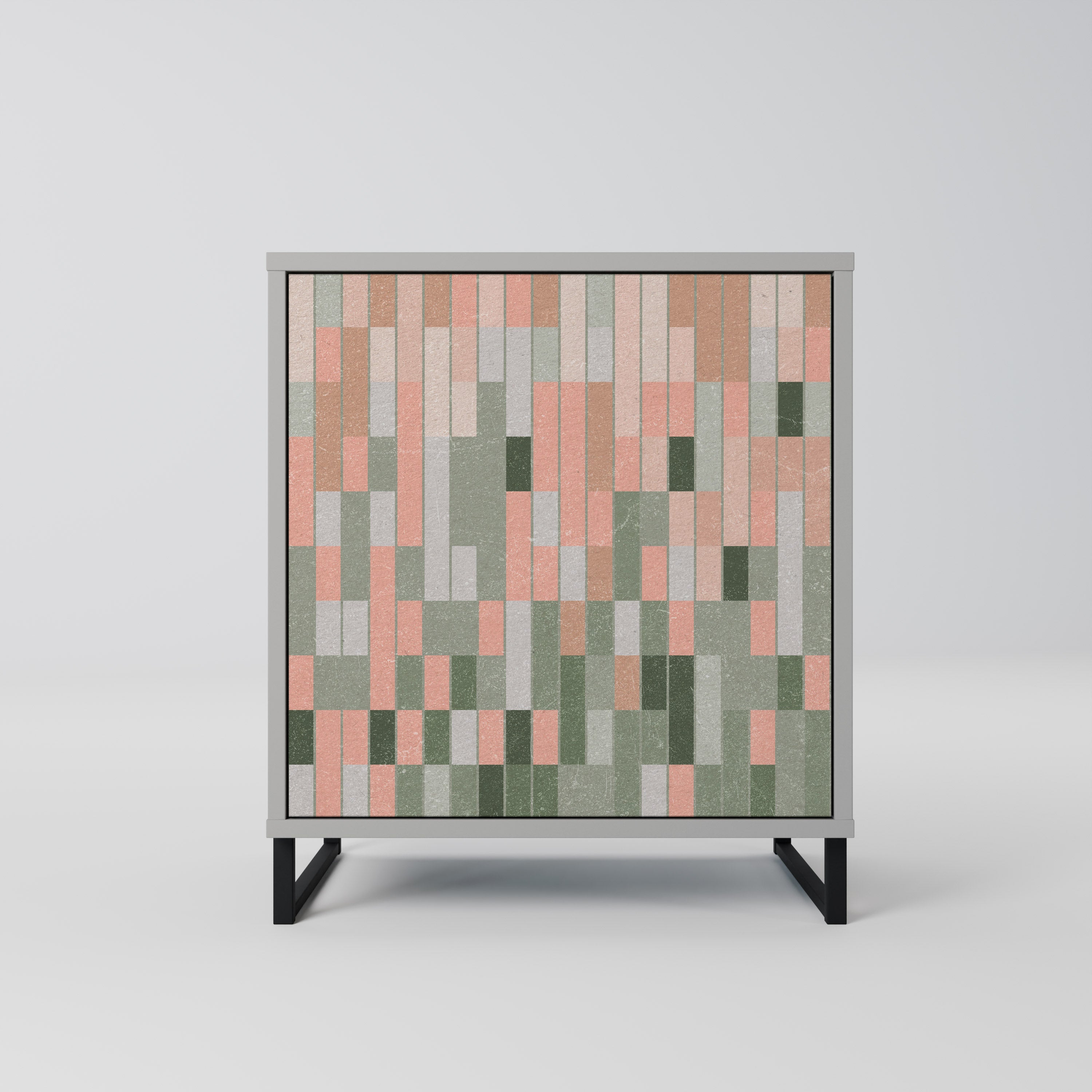 BUILDING THE FUTURE Sideboard mit 1 Tür in Grau