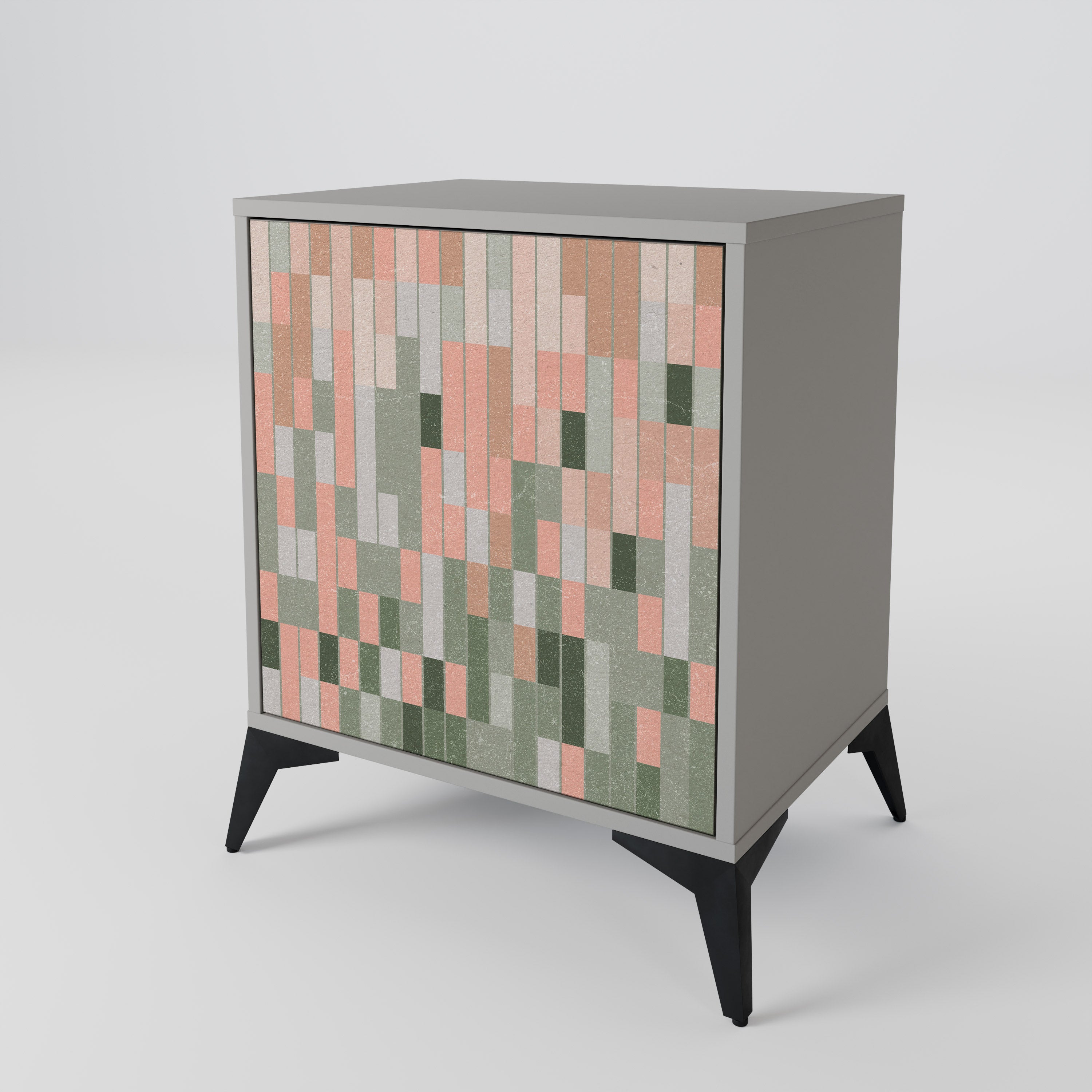 BUILDING THE FUTURE Sideboard mit 1 Tür in Grau