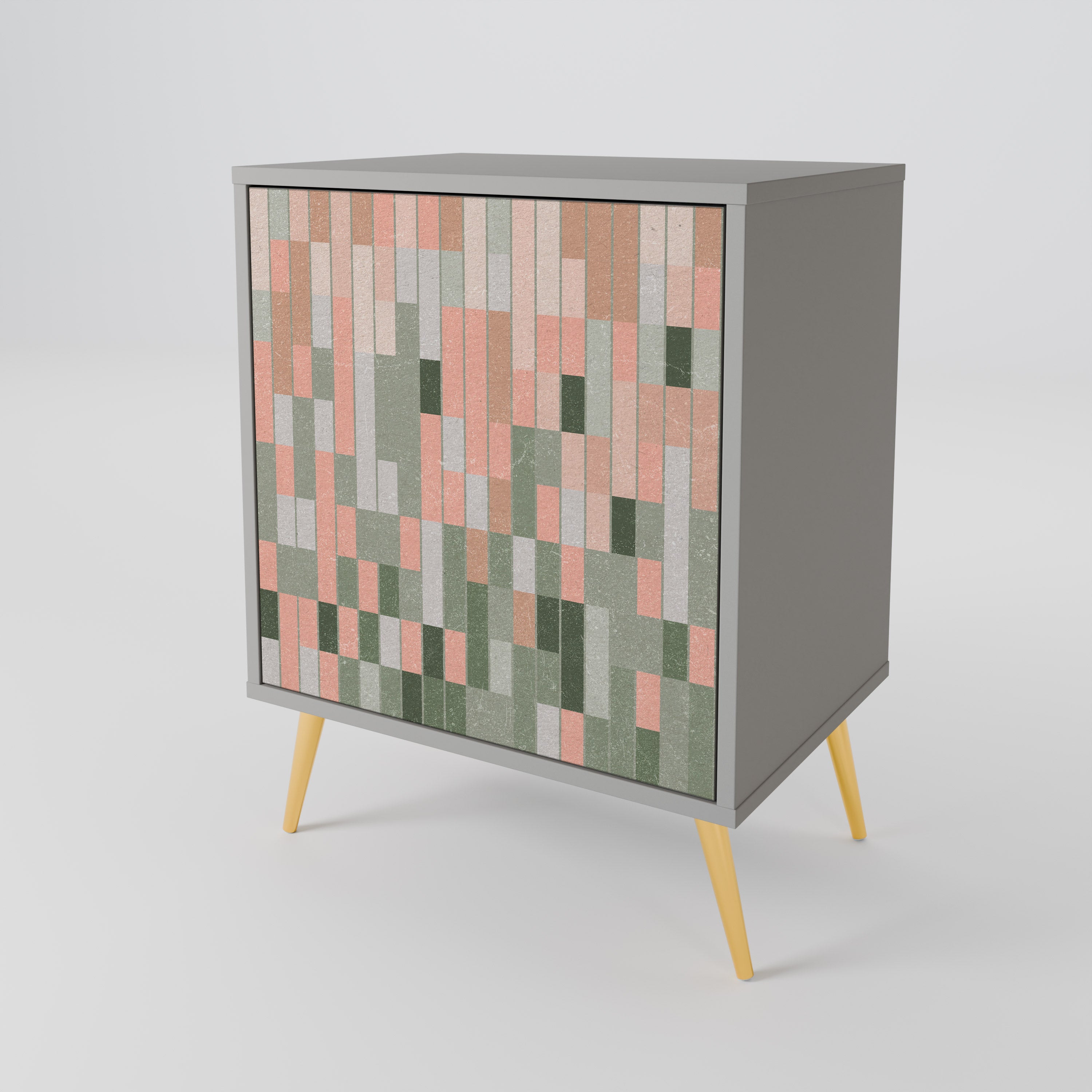 BUILDING THE FUTURE Sideboard mit 1 Tür in Grau