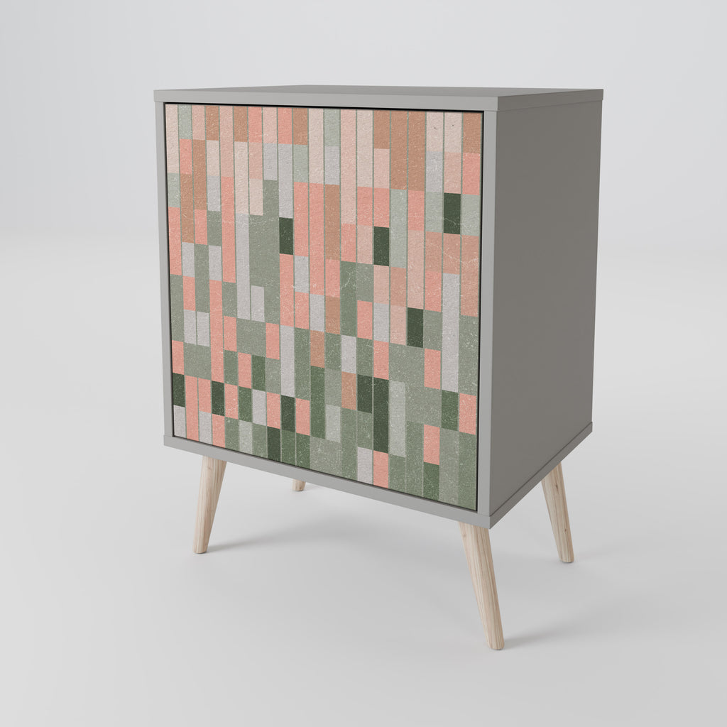 BUILDING THE FUTURE 1-Door Sideboard in Grey Finish