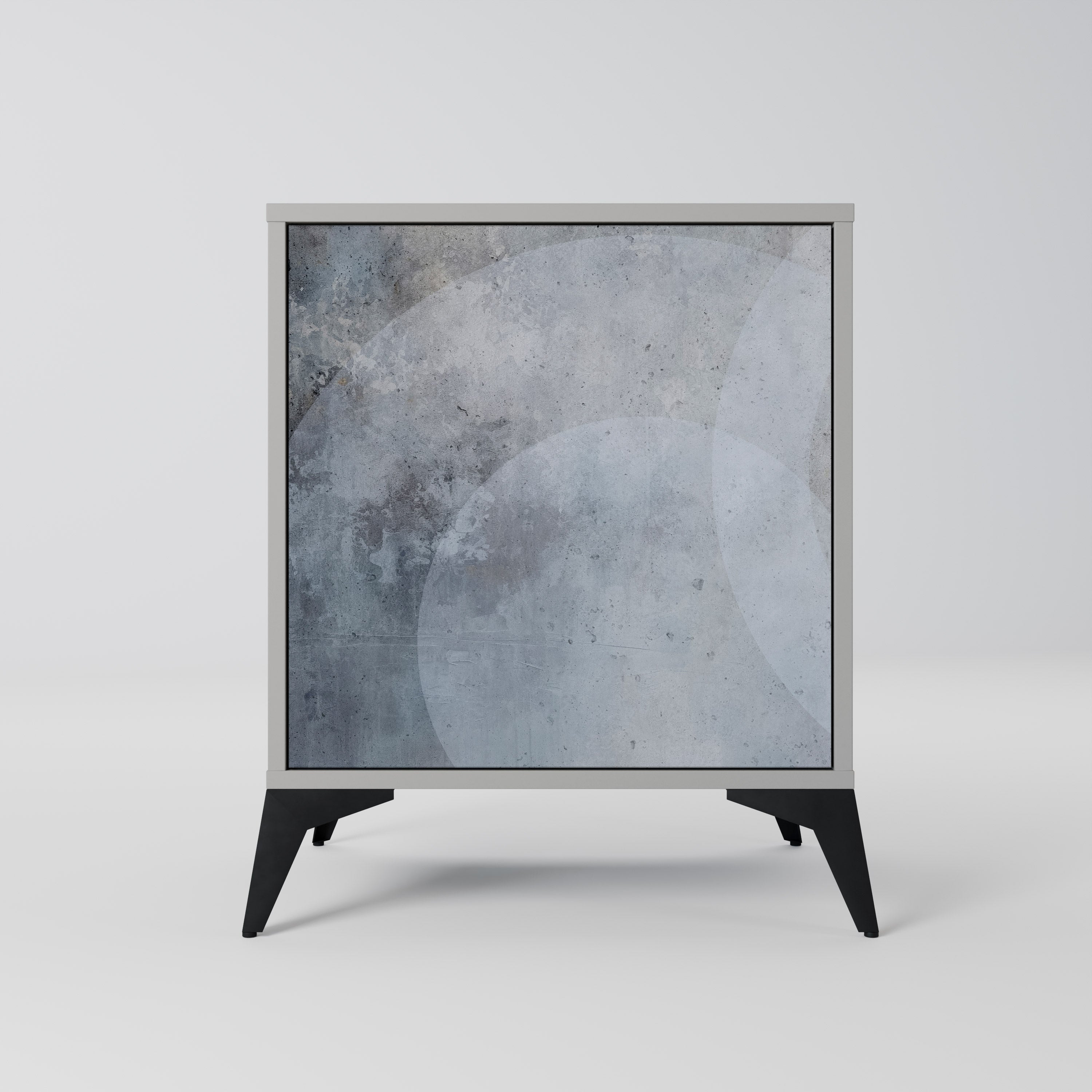 MUTED ARC Sideboard mit 1 Tür in Grau