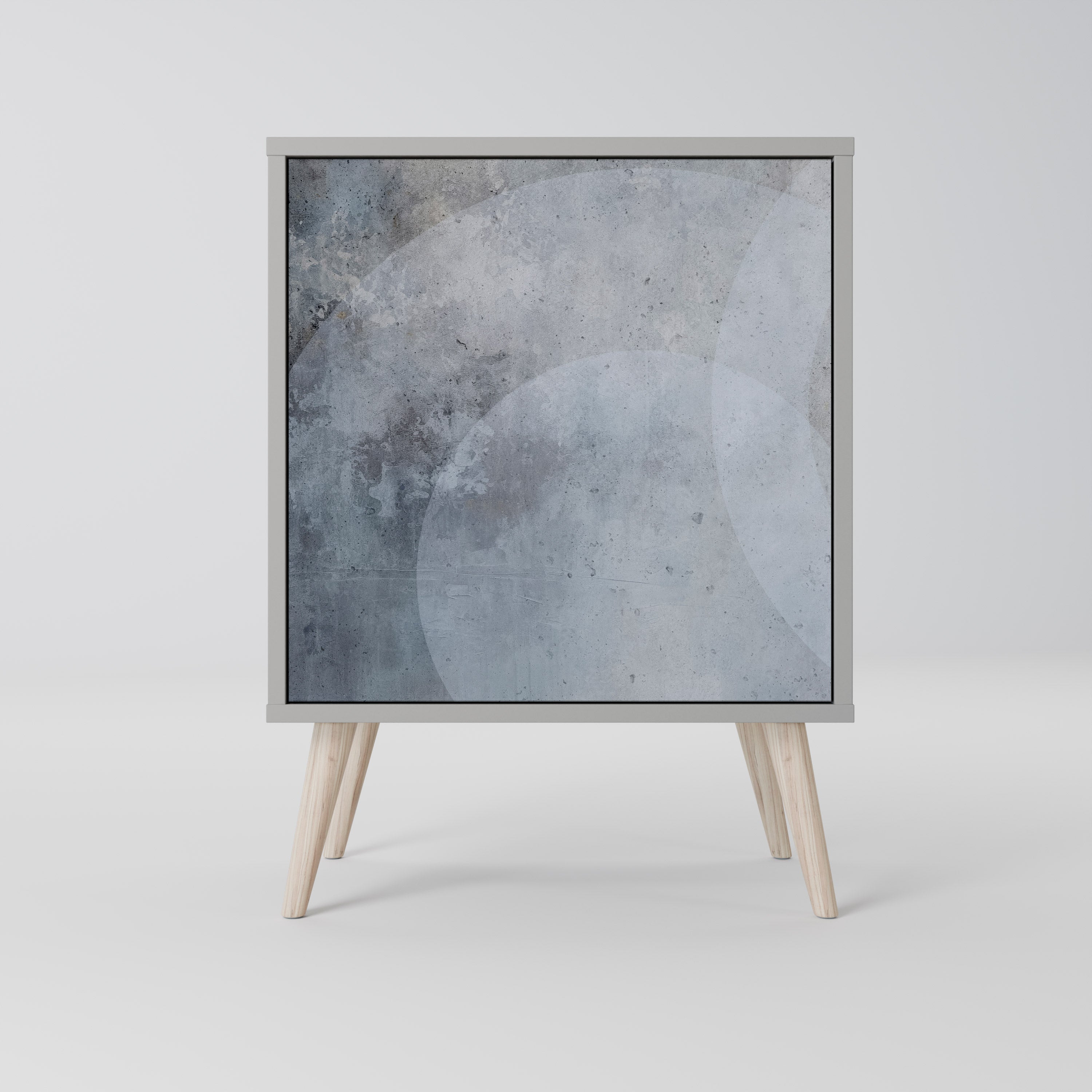 MUTED ARC Sideboard mit 1 Tür in Grau