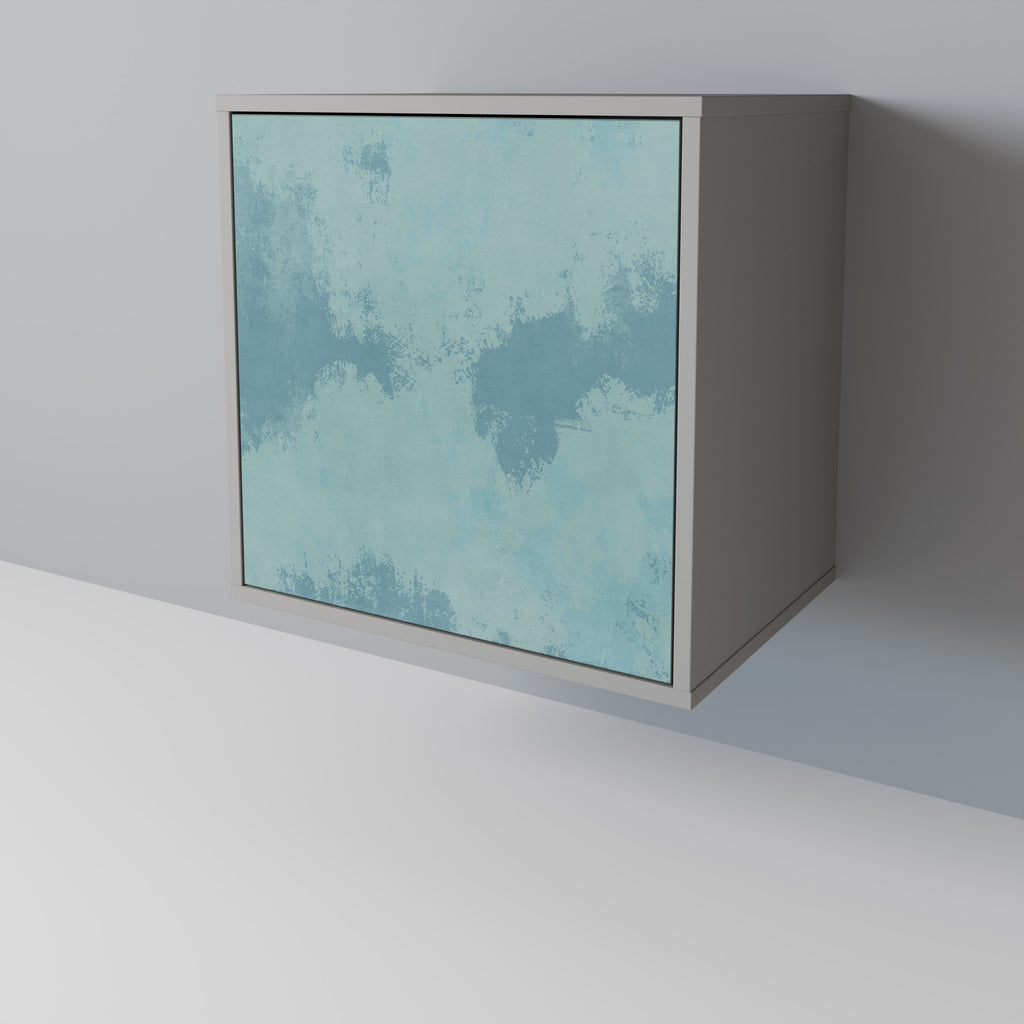 SKY WASH 1-Door Sideboard in Grey Finish