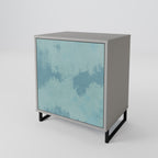 SKY WASH 1-Door Sideboard in Grey Finish