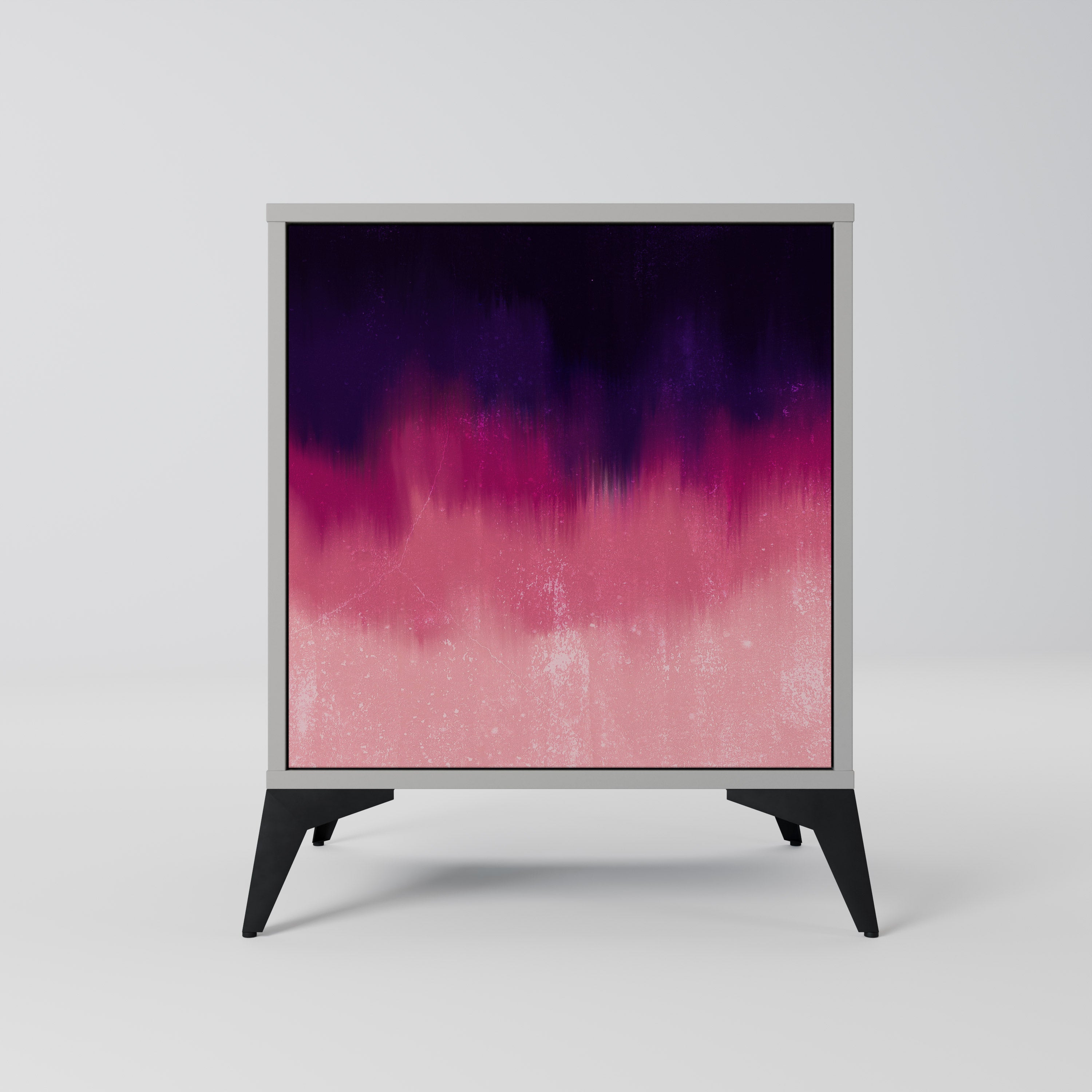 AURORA BOREALIS Sideboard mit 1 Tür in Grau