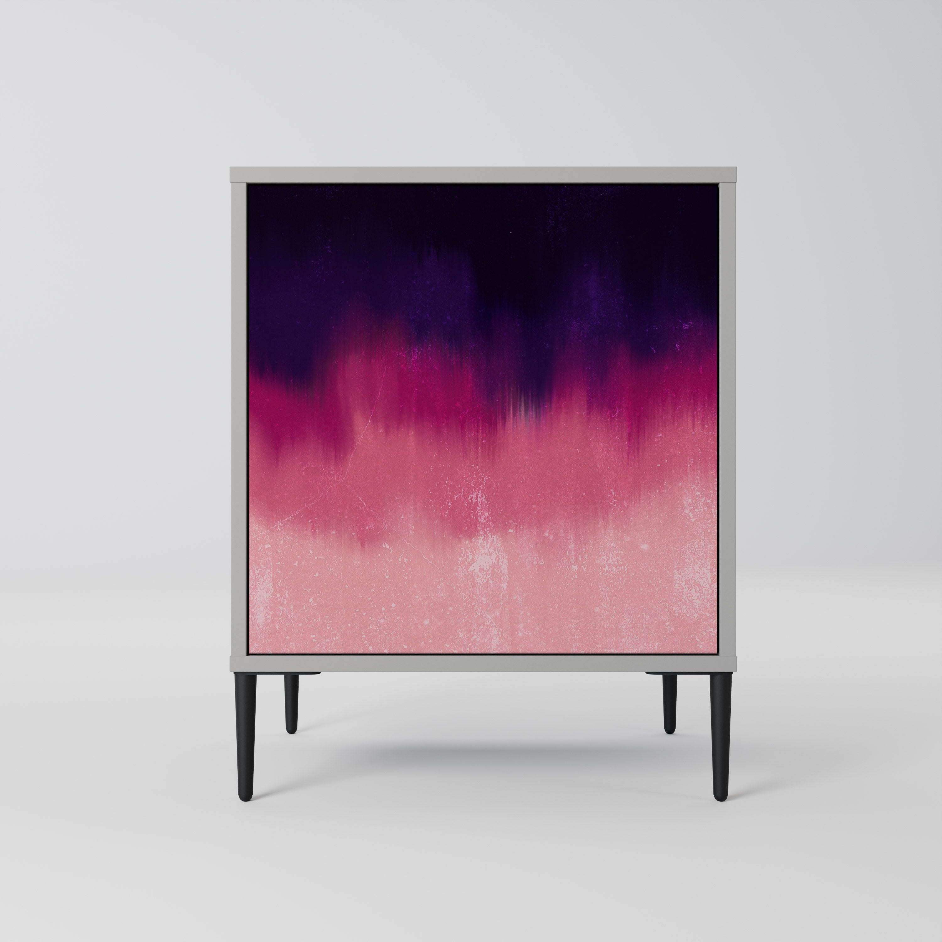 AURORA BOREALIS Sideboard mit 1 Tür in Grau