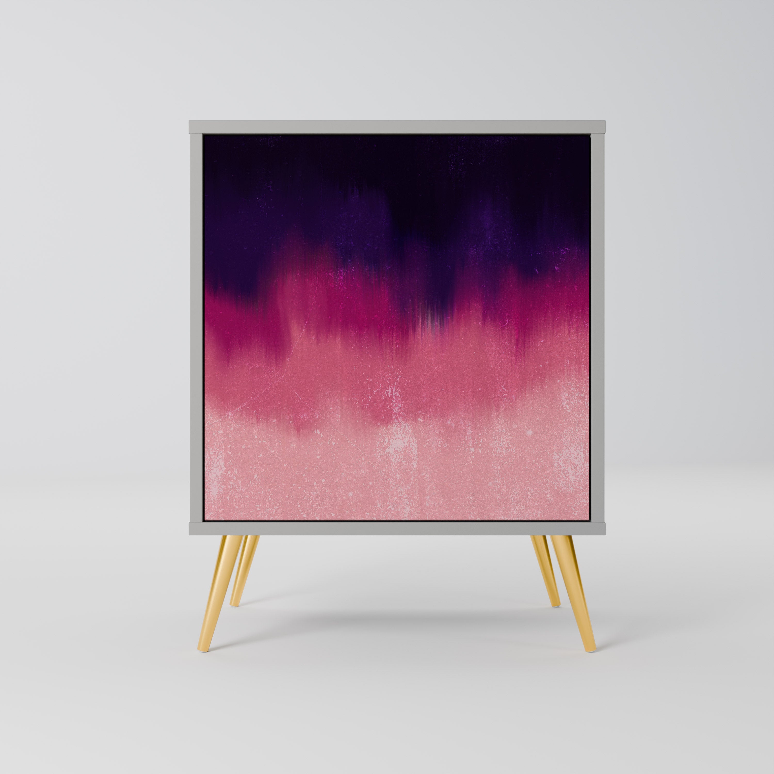 AURORA BOREALIS Sideboard mit 1 Tür in Grau