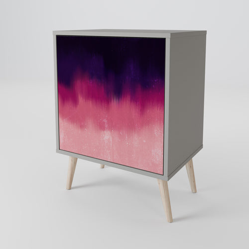 AURORA BOREALIS Sideboard mit 1 Tür in Grau