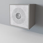 SOLID CIRCLES Sideboard mit 1 Tür in Grau