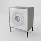 SOLID CIRCLES Sideboard mit 1 Tür in Grau