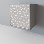 PASSING SECONDS 1-Door Sideboard in Grey Finish