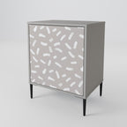 PASSING SECONDS 1-Door Sideboard in Grey Finish