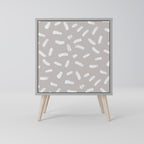 PASSING SECONDS 1-Door Sideboard in Grey Finish