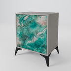 ABSTRACT ALCHEMY Sideboard mit 1 Tür in Grau