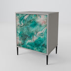 ABSTRACT ALCHEMY Sideboard mit 1 Tür in Grau