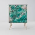 ABSTRACT ALCHEMY Sideboard mit 1 Tür in Grau