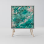 ABSTRACT ALCHEMY Sideboard mit 1 Tür in Grau