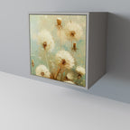 DREAMY MEADOW 1-Door Sideboard in Grey Finish