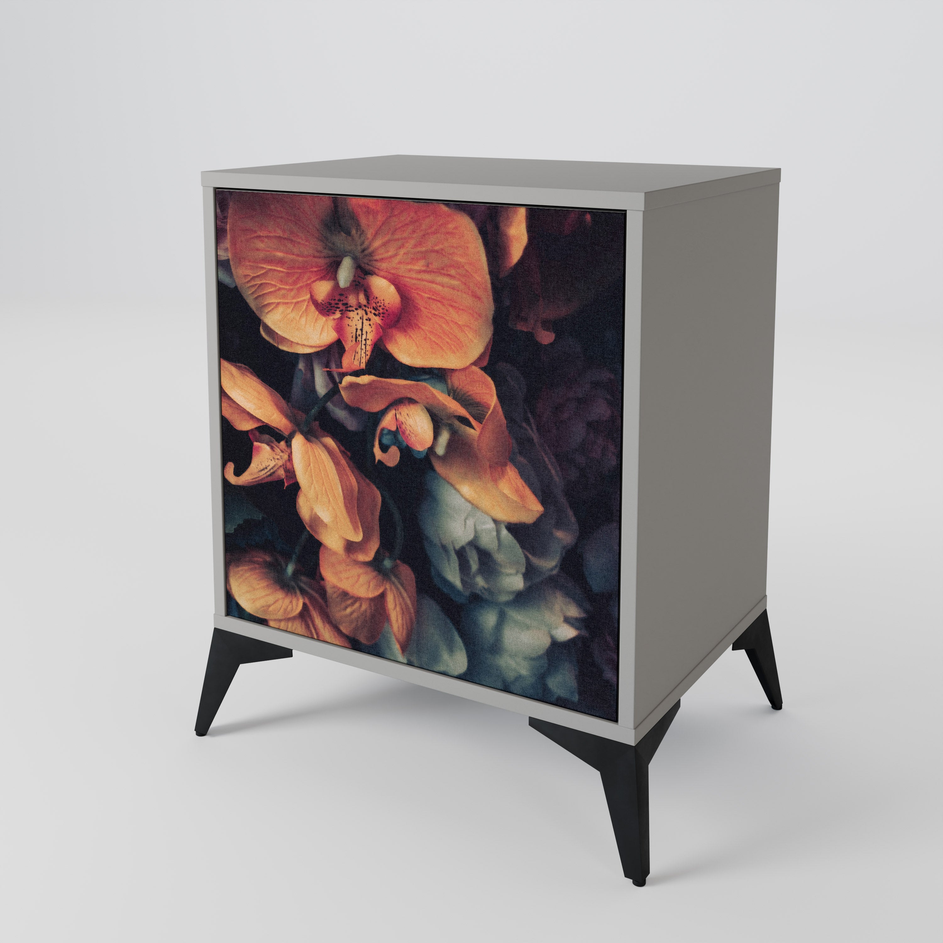 NEVERENDING BLOOM Sideboard mit 1 Tür in Grau