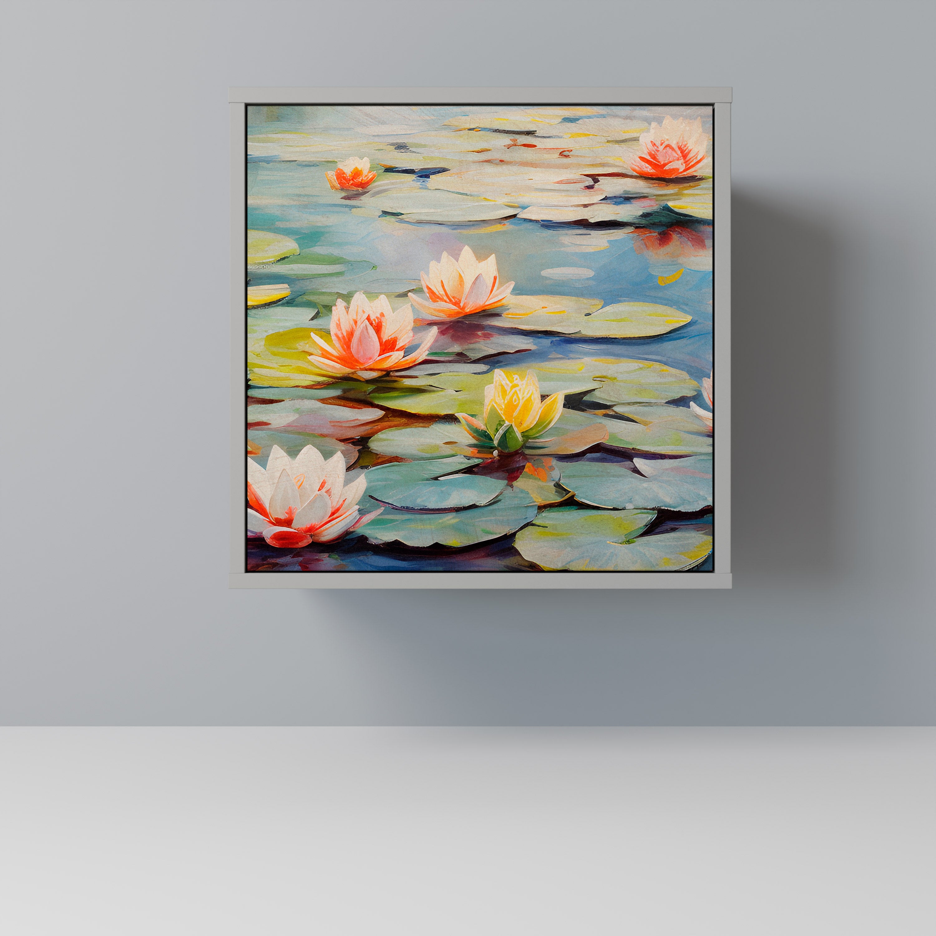 BLOOMING WATERS Sideboard mit 1 Tür in Grau