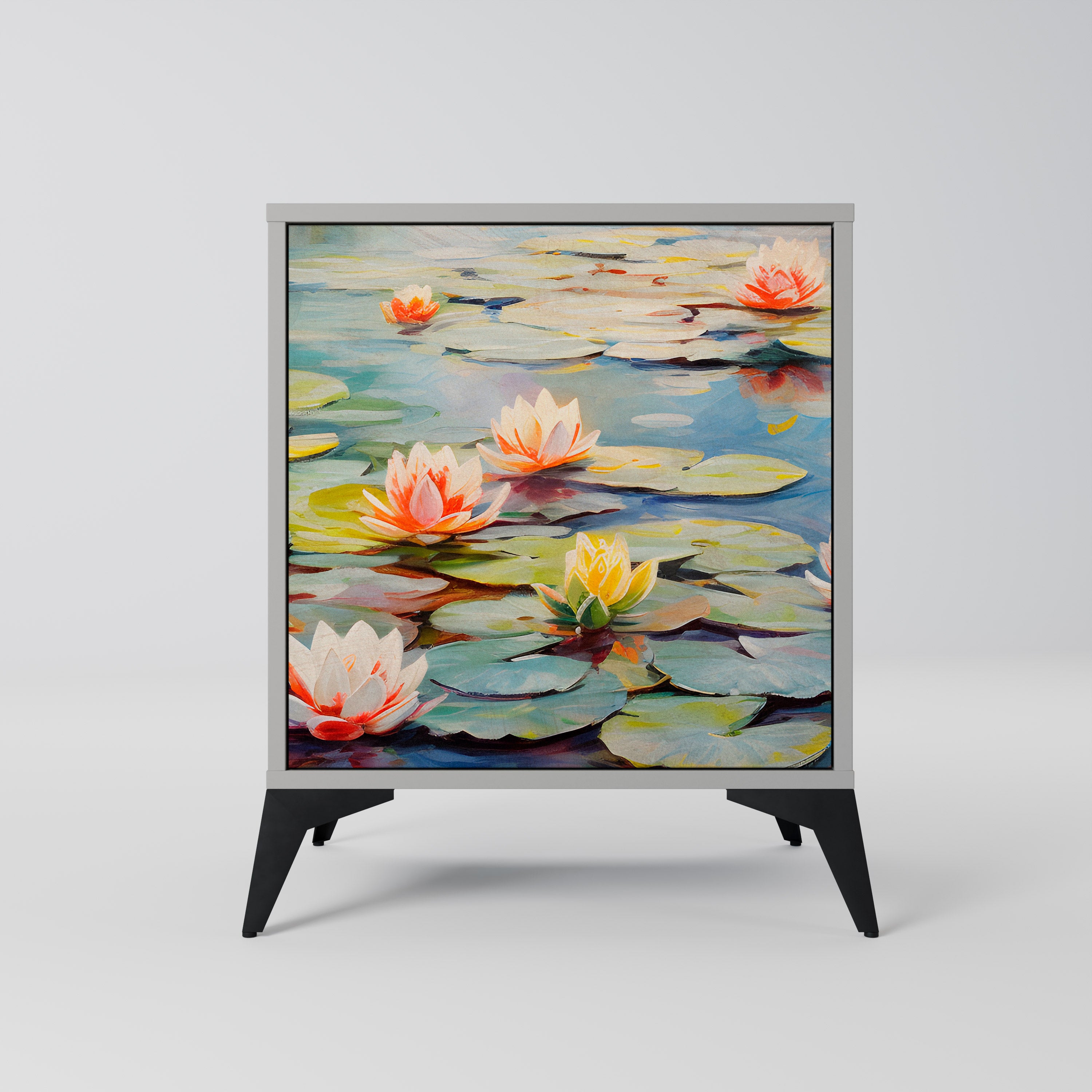 BLOOMING WATERS Sideboard mit 1 Tür in Grau