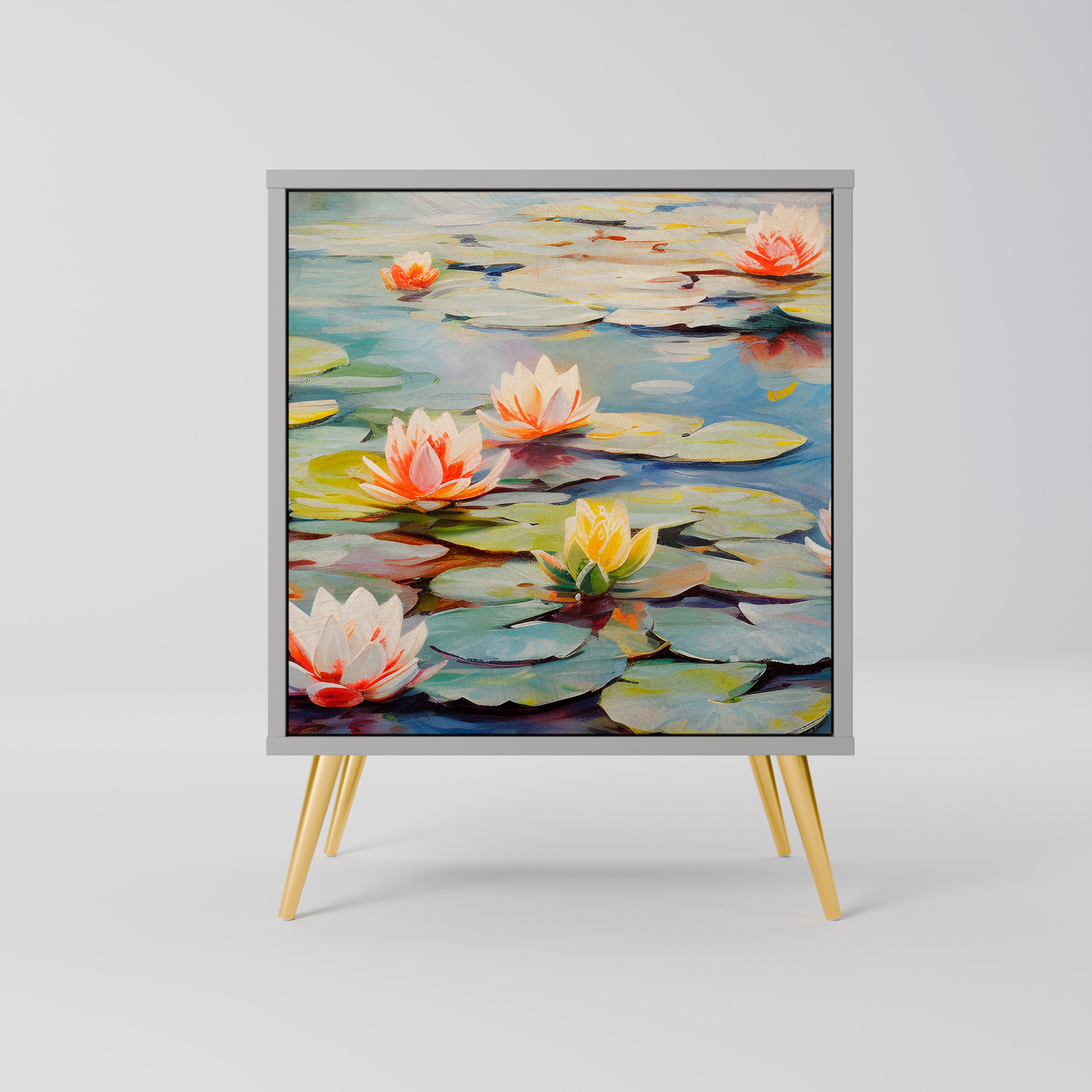 BLOOMING WATERS Sideboard mit 1 Tür in Grau