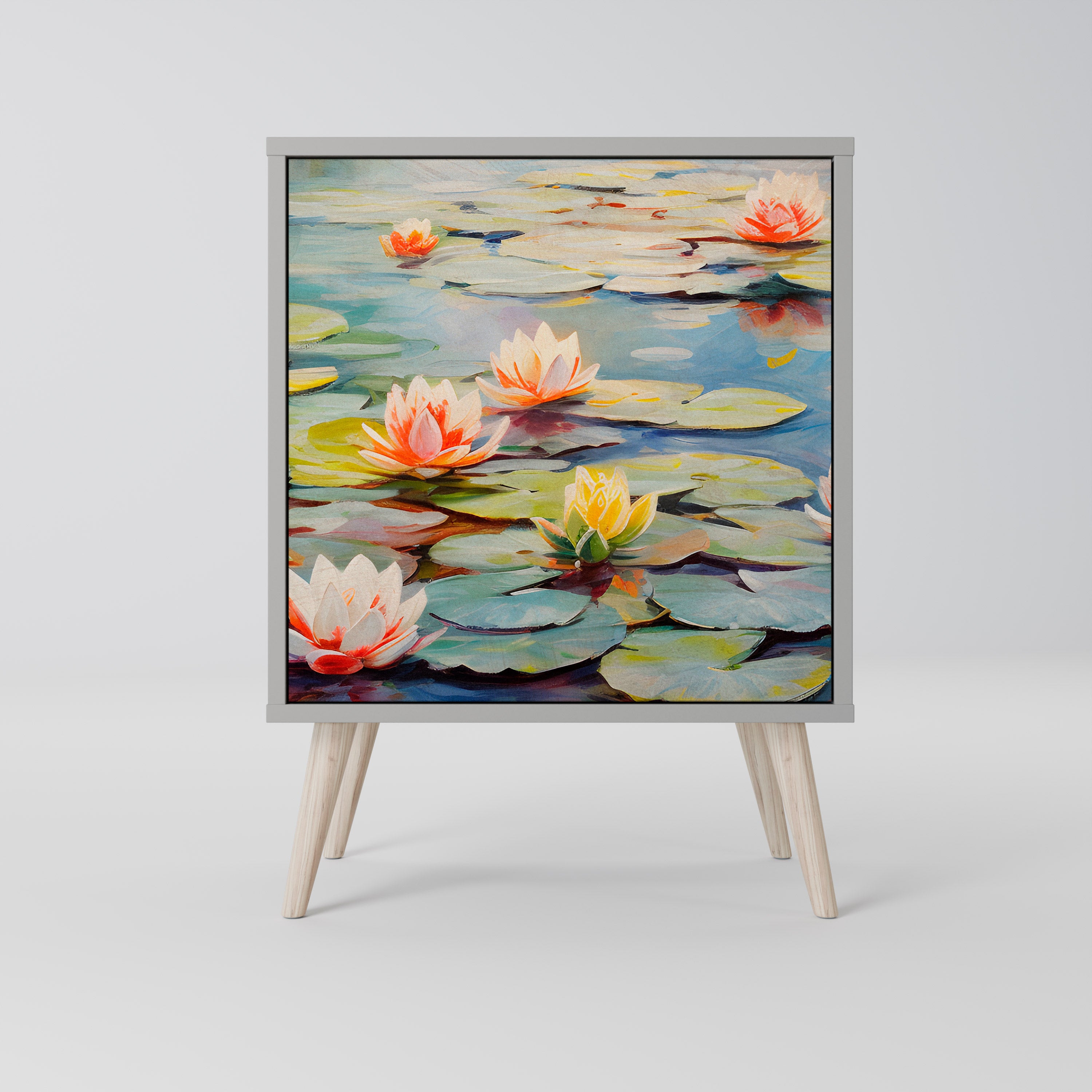 BLOOMING WATERS Sideboard mit 1 Tür in Grau