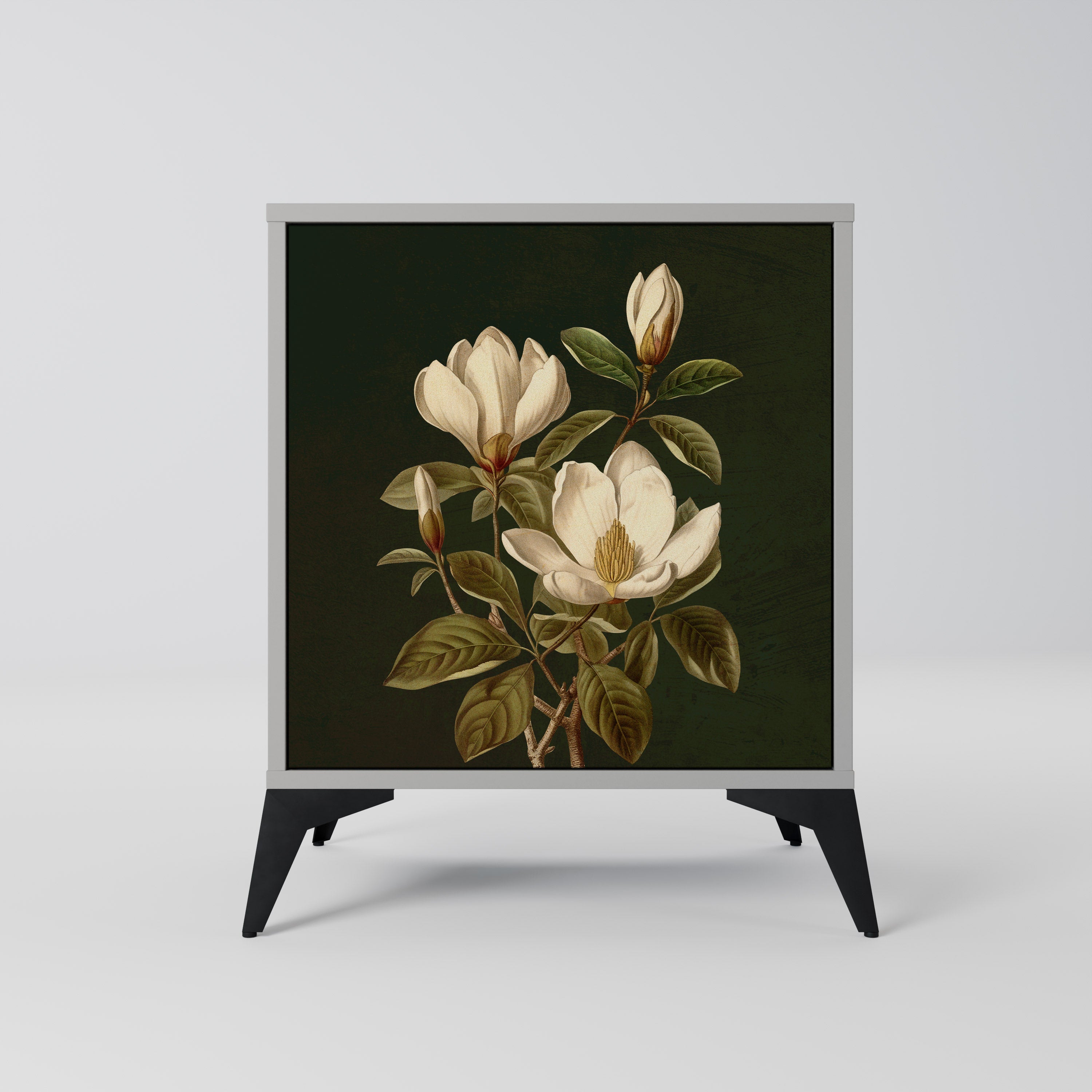 FLORAL NOIR Sideboard mit 1 Tür in Grau