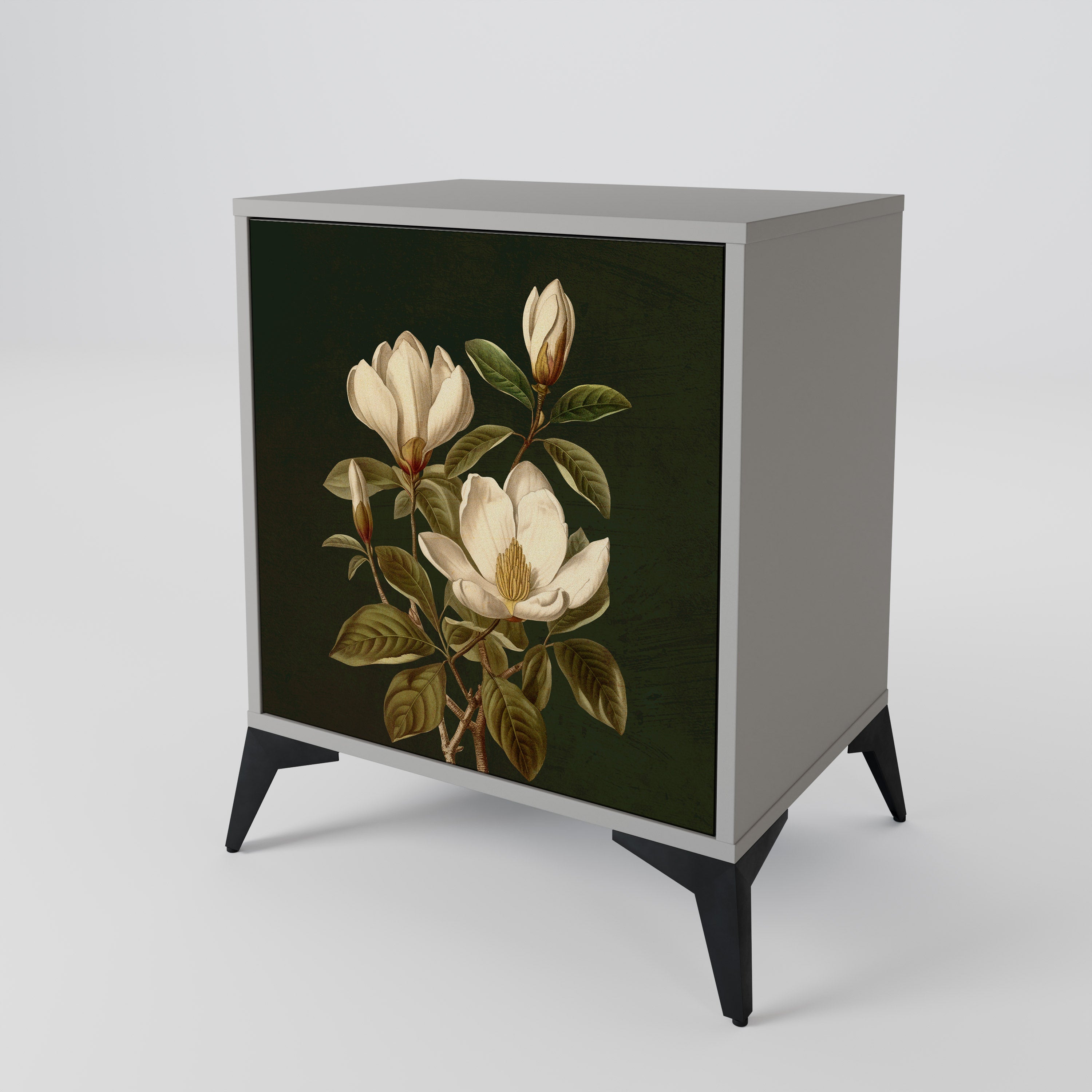 FLORAL NOIR Sideboard mit 1 Tür in Grau