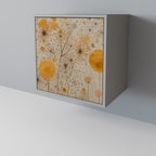 MORNING GLADE 1-Door Sideboard in Grey Finish