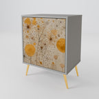 MORNING GLADE 1-Door Sideboard in Grey Finish