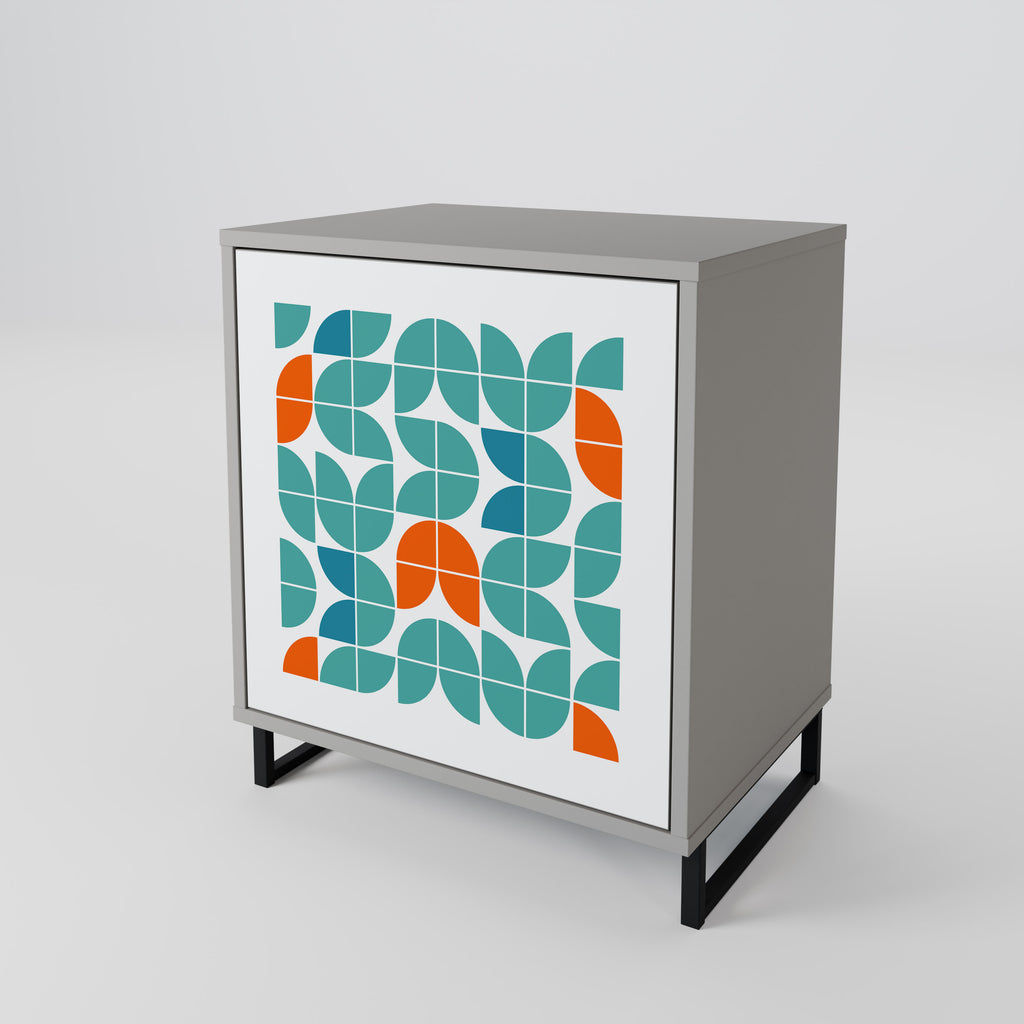 BE THE CHANGE Sideboard mit 1 Tür in Grau