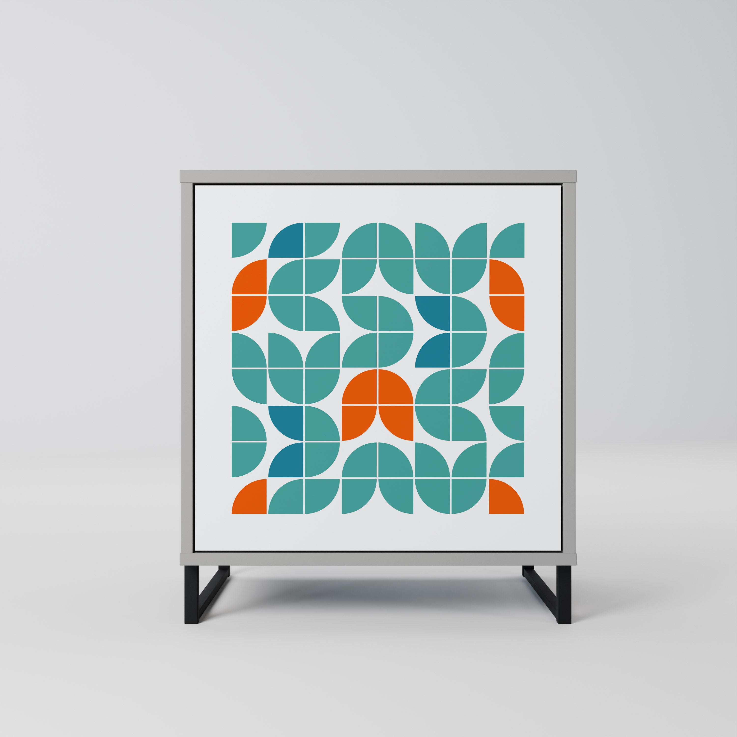 BE THE CHANGE Sideboard mit 1 Tür in Grau