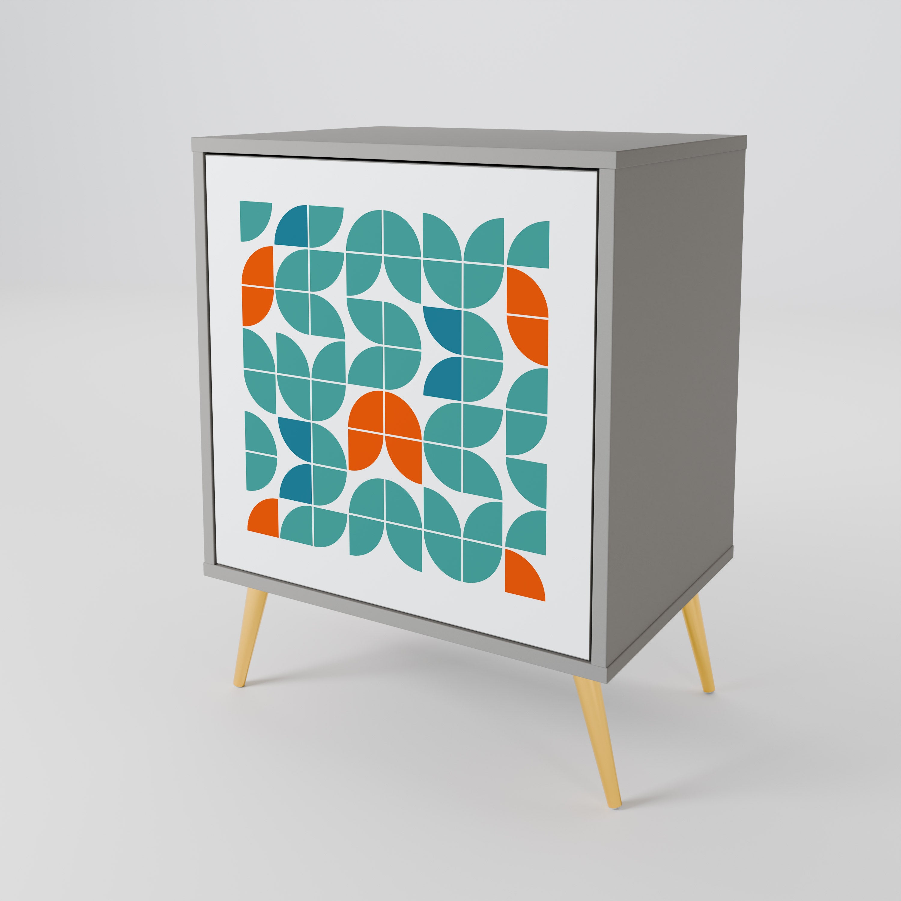 BE THE CHANGE Sideboard mit 1 Tür in Grau