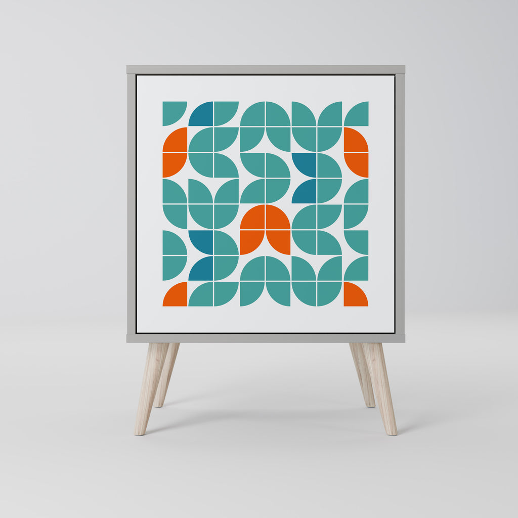 BE THE CHANGE Sideboard mit 1 Tür in Grau