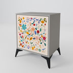 FLORAL COMBINATION Sideboard mit 1 Tür in Grau