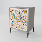 FLORAL COMBINATION Sideboard mit 1 Tür in Grau
