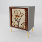 TIMELESS FLORA Sideboard mit 1 Tür in Grau