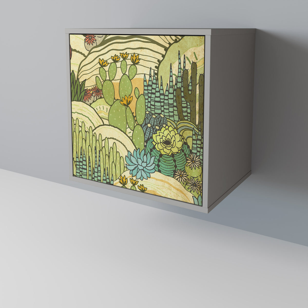 SUCCULENTS KALEIDOSCOPE 1-türiges Sideboard