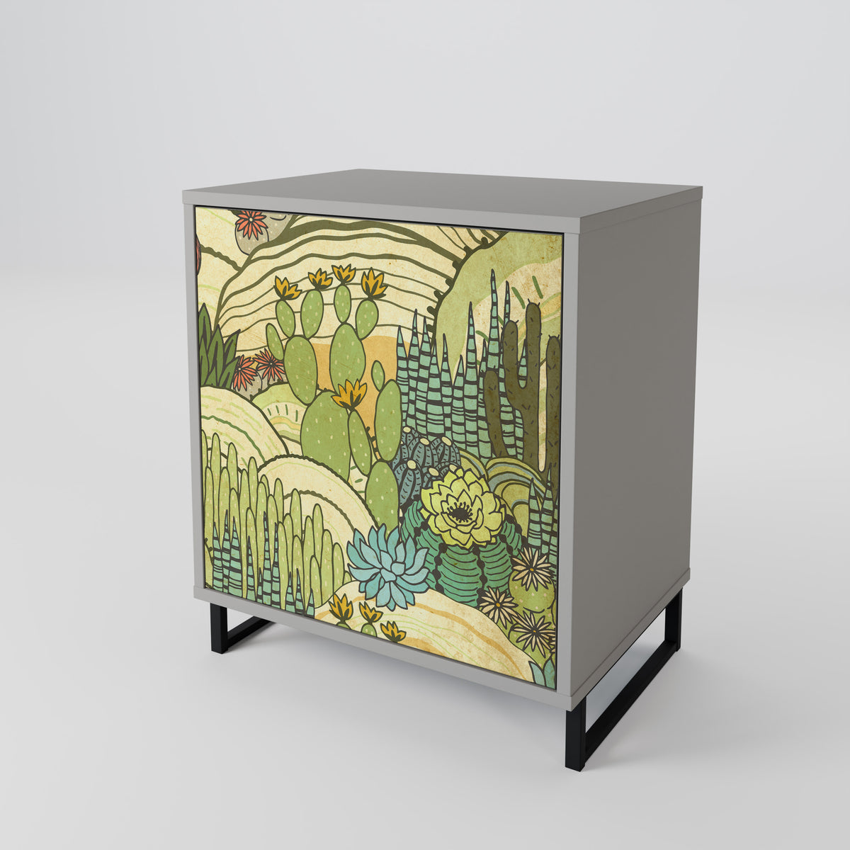 SUCCULENTS KALEIDOSCOPE 1-türiges Sideboard