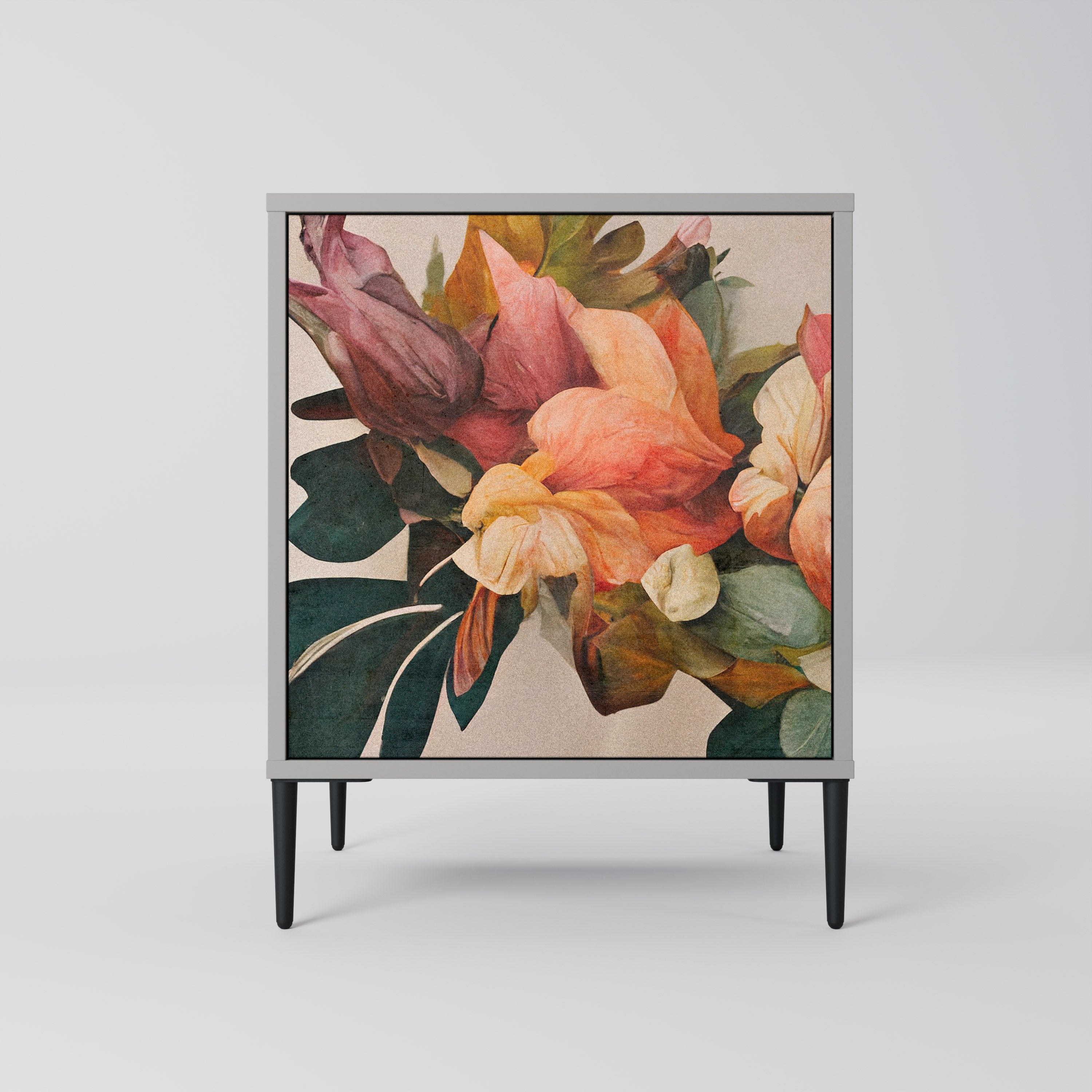 STYLISH BEAUTY Sideboard mit 1 Tür in Grau