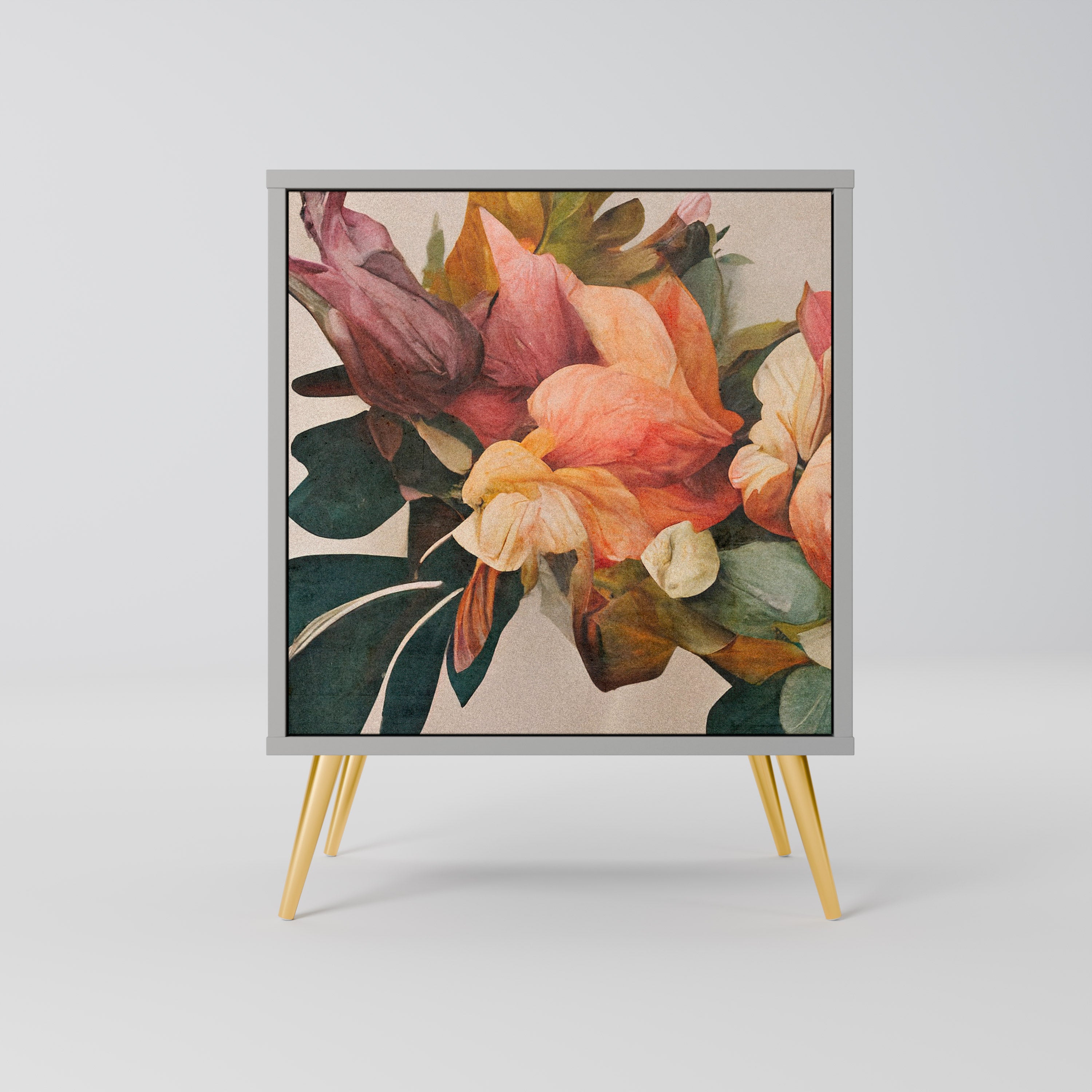 STYLISH BEAUTY Sideboard mit 1 Tür in Grau