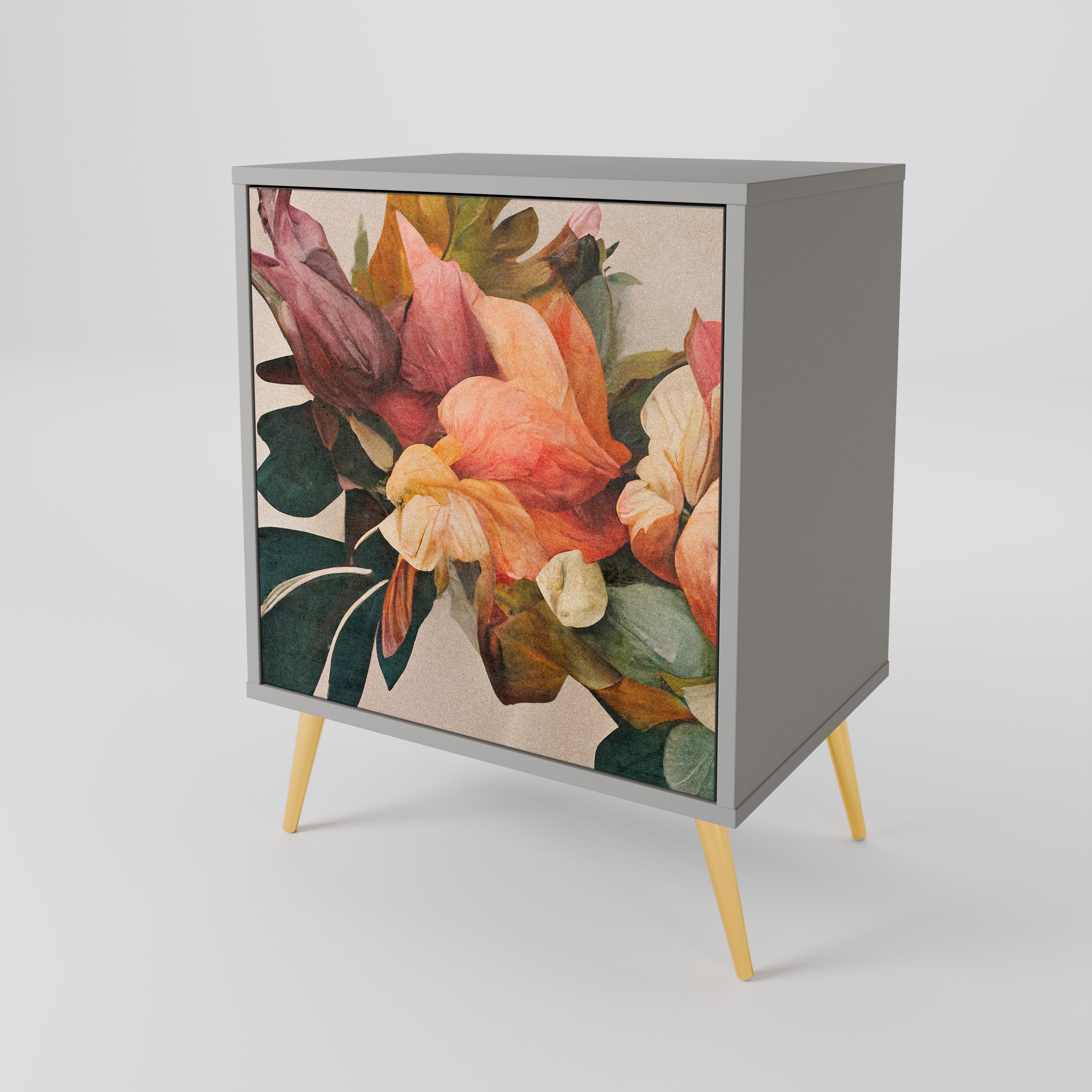 STYLISH BEAUTY Sideboard mit 1 Tür in Grau