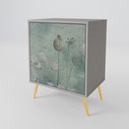 NIGHT LADY Sideboard mit 1 Tür in Grau