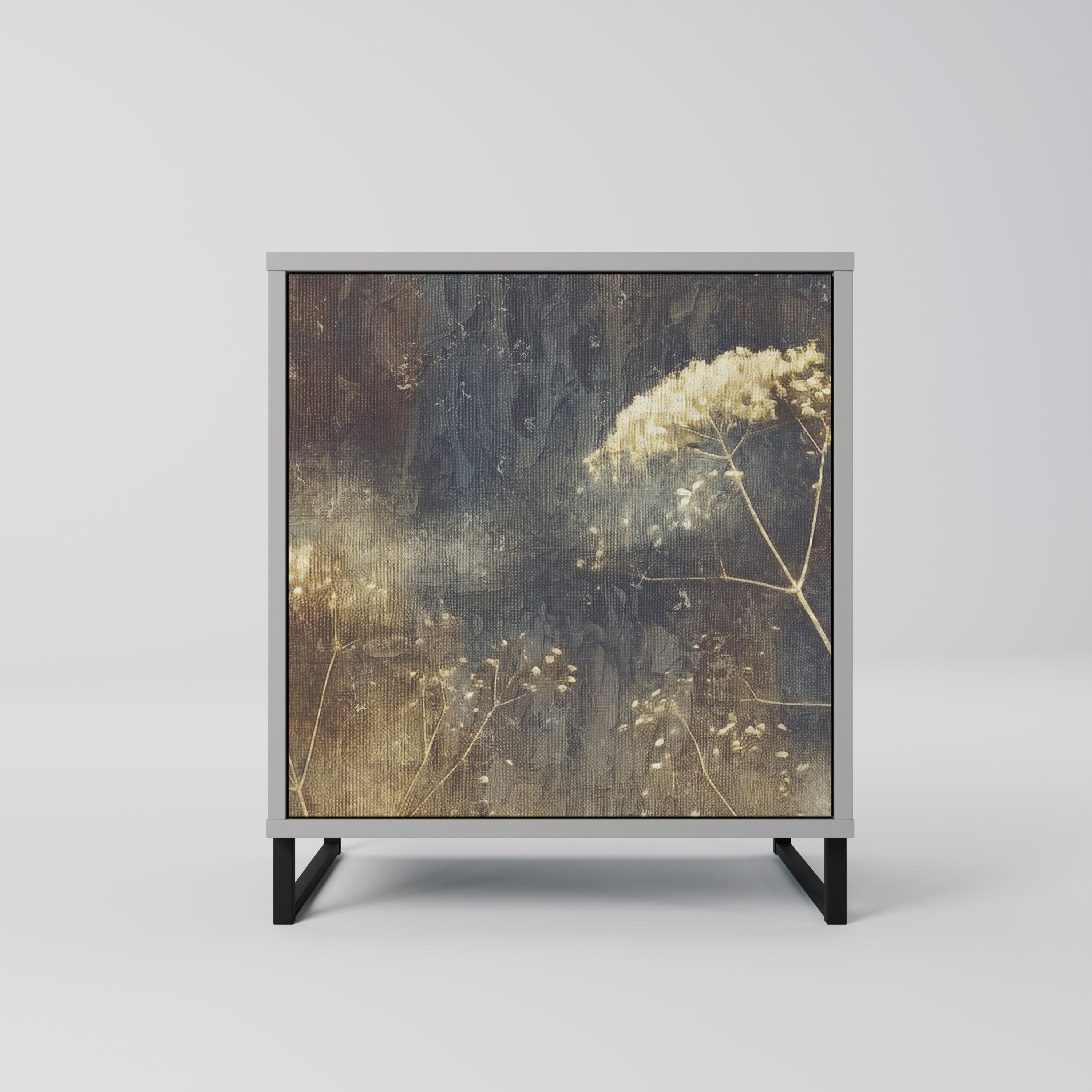 GENTLE POWER Sideboard mit 1 Tür in Grau