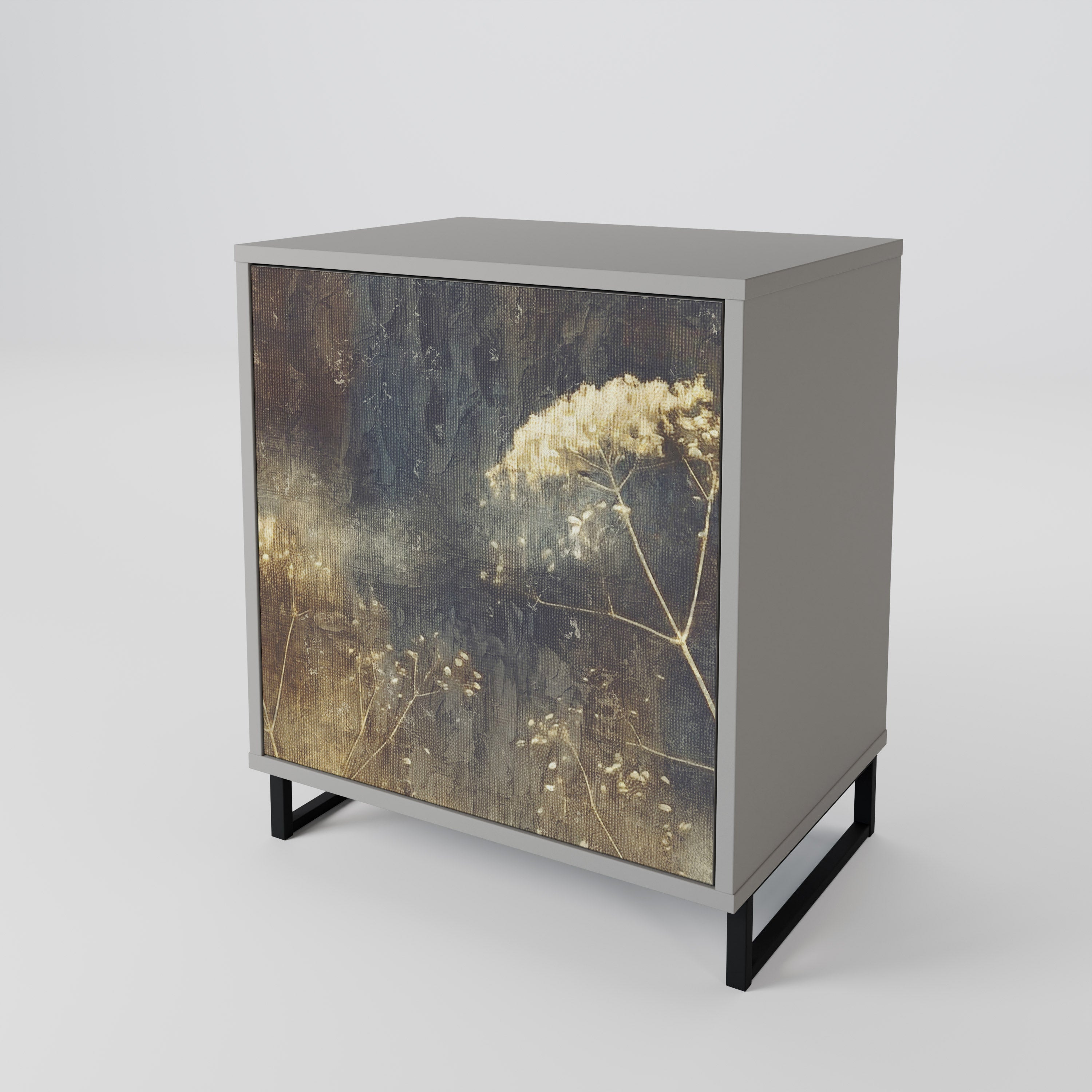 GENTLE POWER Sideboard mit 1 Tür in Grau