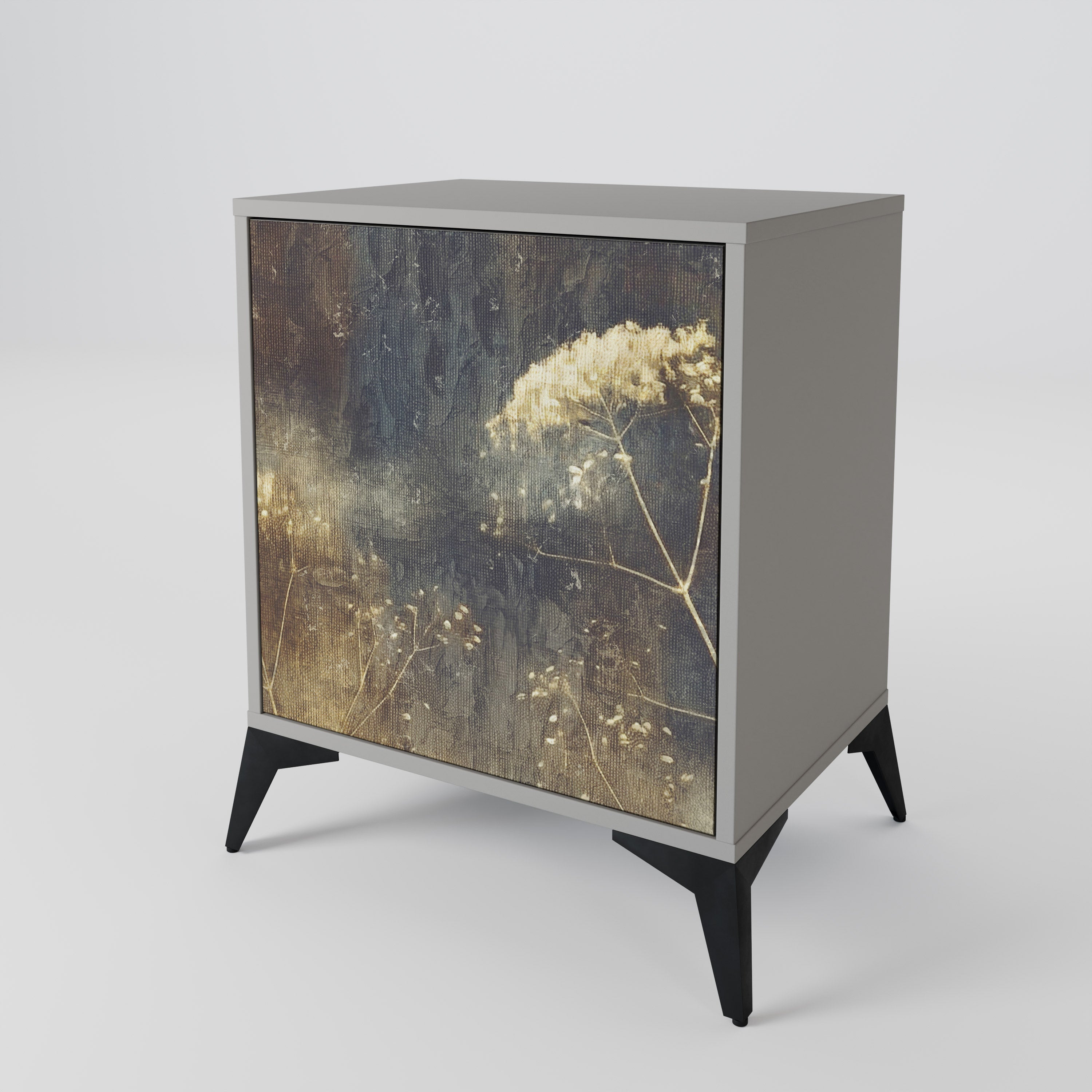 GENTLE POWER Sideboard mit 1 Tür in Grau